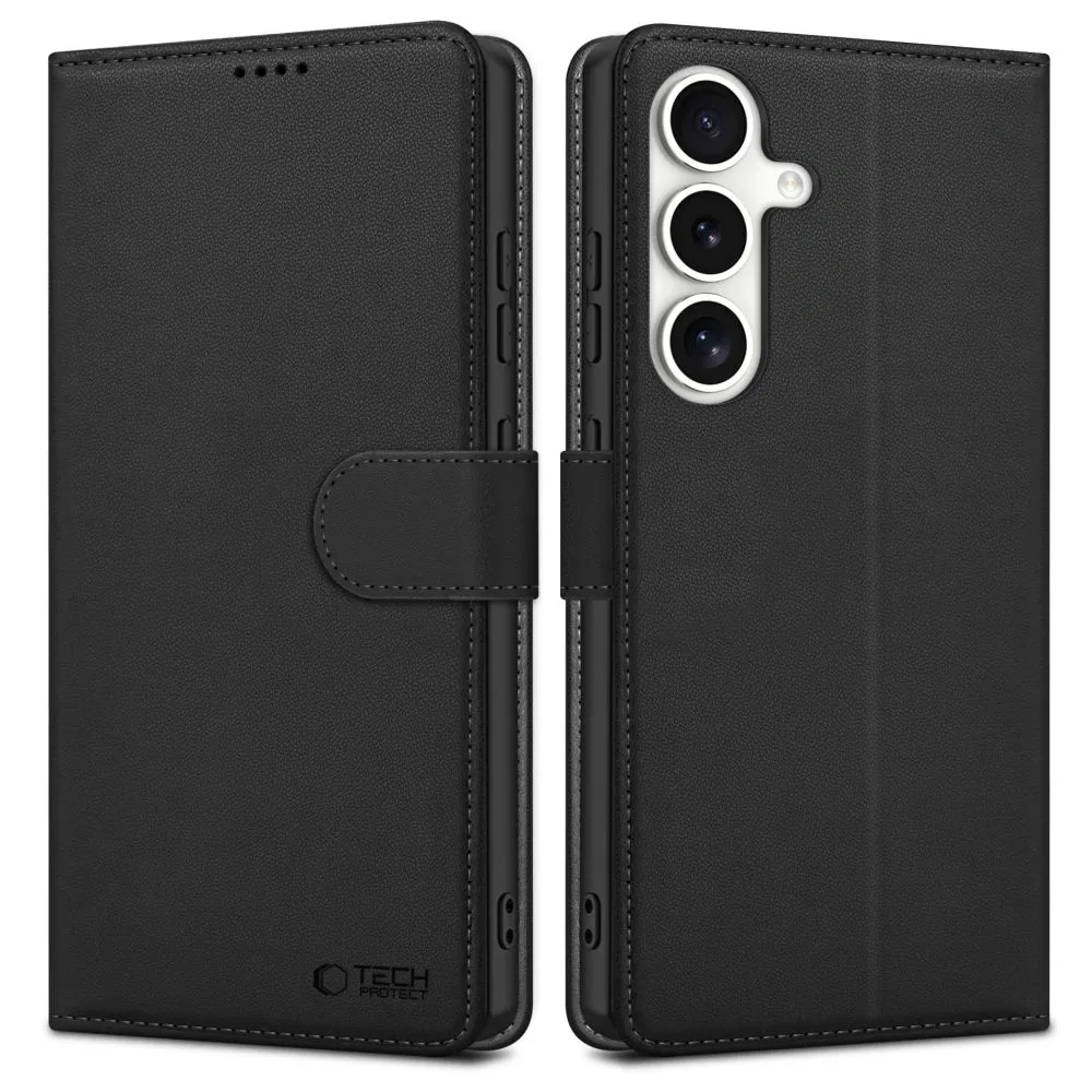 Knížkové pouzdro Tech-Protect Wallet Samsung Galaxy S25 FE Black