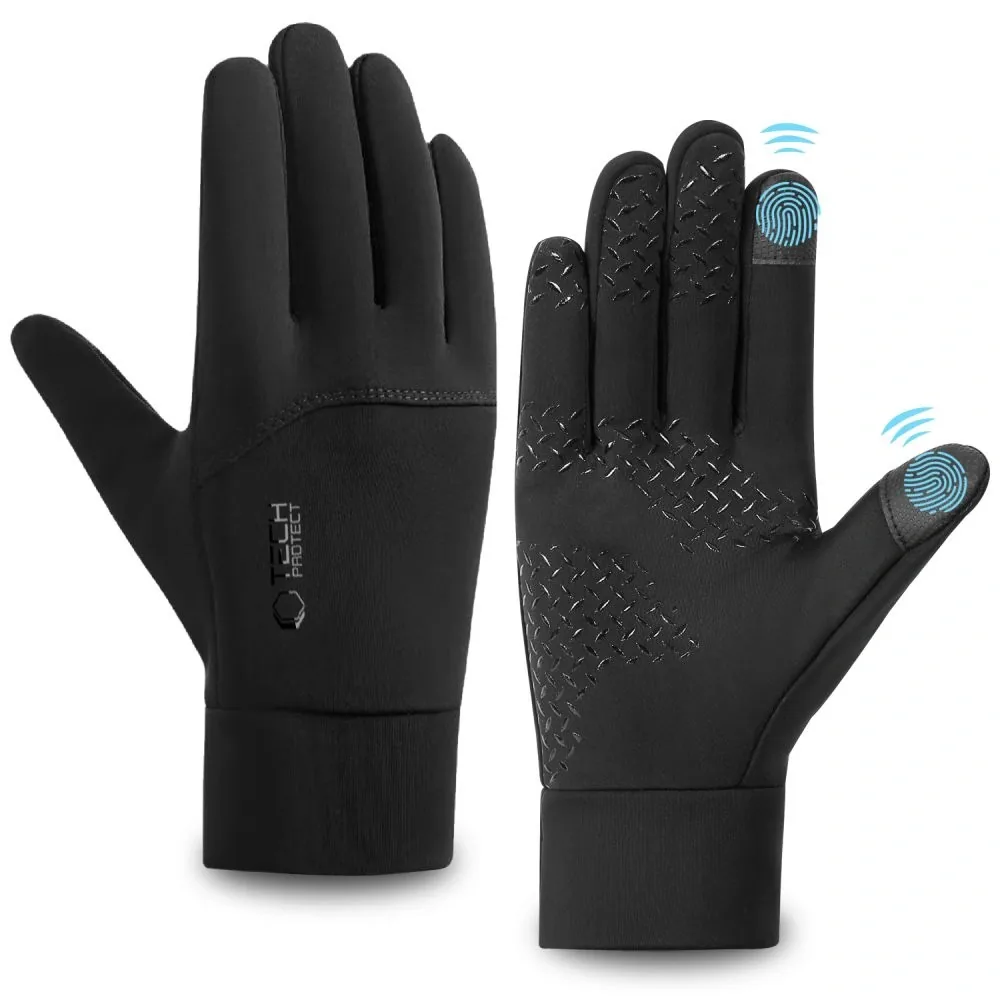 Kryt Tech-Protect WG01 Winter Touchscreen Gloves L Black