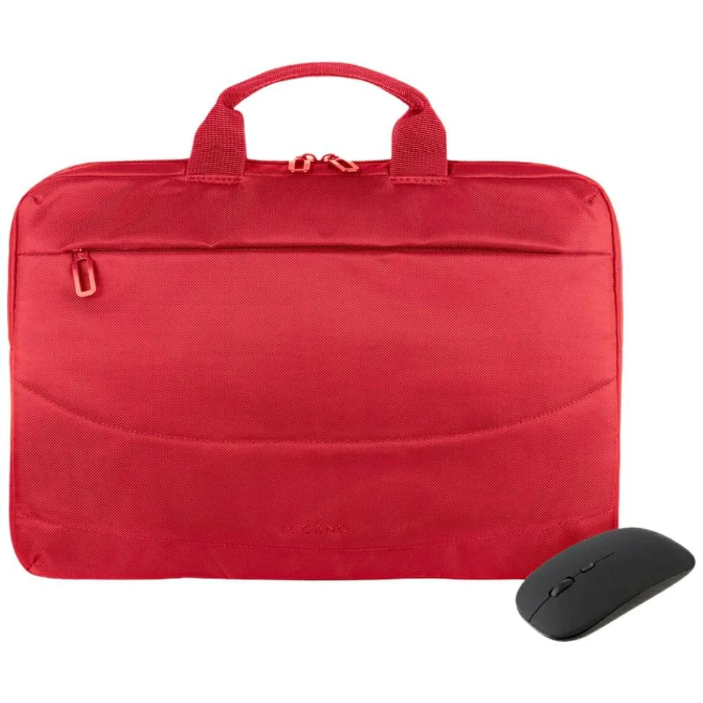 Kryt Tucano Idea Laptop Bag 15.6" + Mouse Red