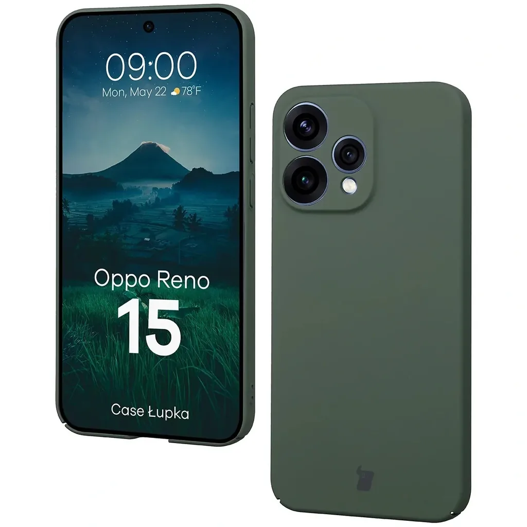 Kryt tui Bizon Case Lupka Oppo Reno 15, green