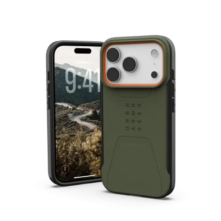 Kryt UAG Urban Armor Gear Civilian MagSafe Apple iPhone 17 Pro MagSafe (olive/orange)
