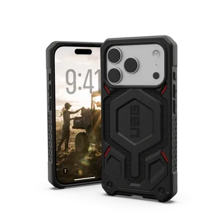 Kryt UAG Urban Armor Gear Monarch Pro Apple iPhone 17 Pro MagSafe (kevlar black)