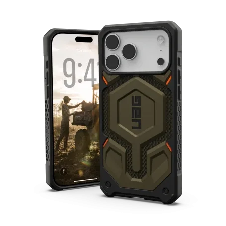Kryt UAG Urban Armor Gear Monarch Pro Apple iPhone 17 Pro Max MagSafe (kevlar element green)