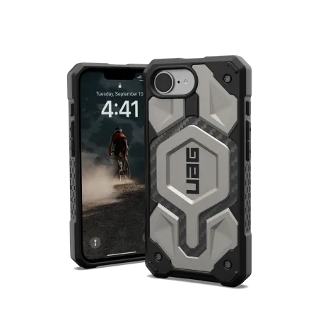 Kryt UAG Urban Armor Gear Monarch Pro Apple iPhone 17e / 16e MagSafe (titanium)