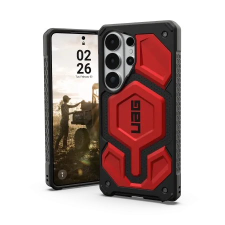 Kryt UAG Urban Armor Gear Monarch Pro Magnetic Samsung Galaxy S26 Ultra (crimson)