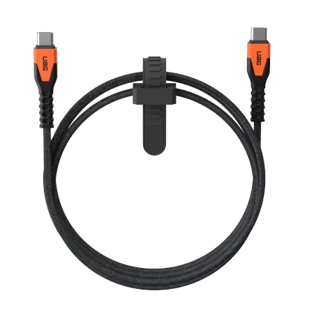 UAG Urban Armor Gear Rugged Cable USB-C / USB-C 60W 1.5m (black / orange)
