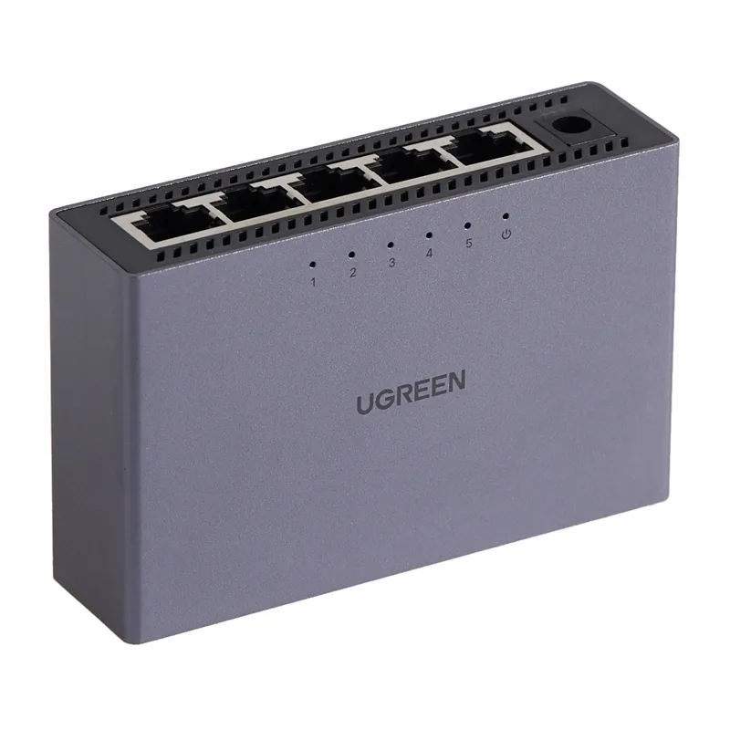 UGREEN CM633 5-Port GigaBit Ethernet Switch (Black)