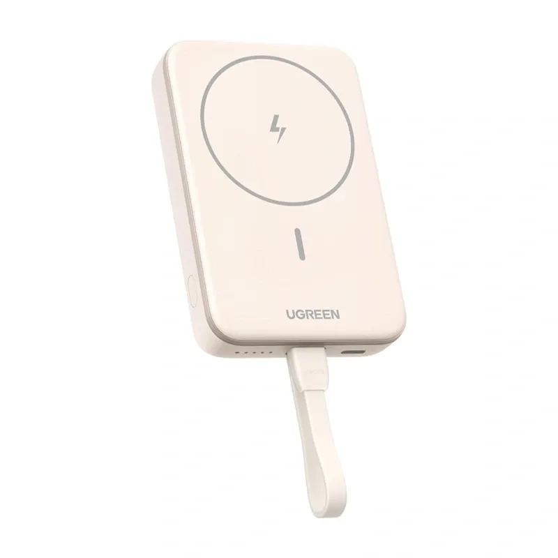 UGREEN PB760 magnetic powerbank 10000mAh PD 20W MagSafe + USB-C cable (beige)