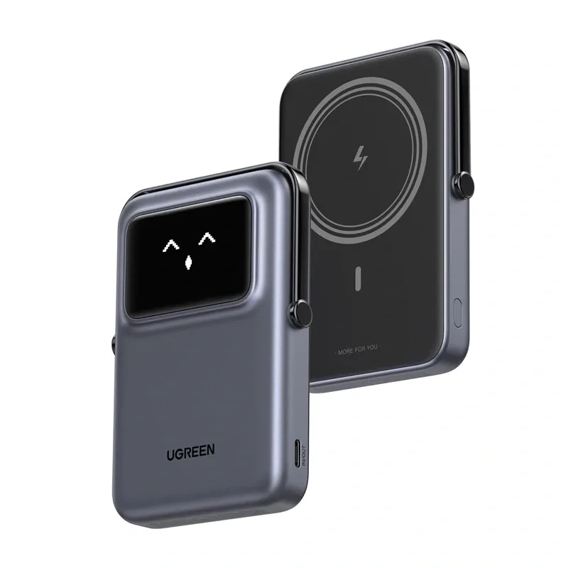 UGREEN UNO PB572 10000mAh Magnetic Power Bank Qi Gray