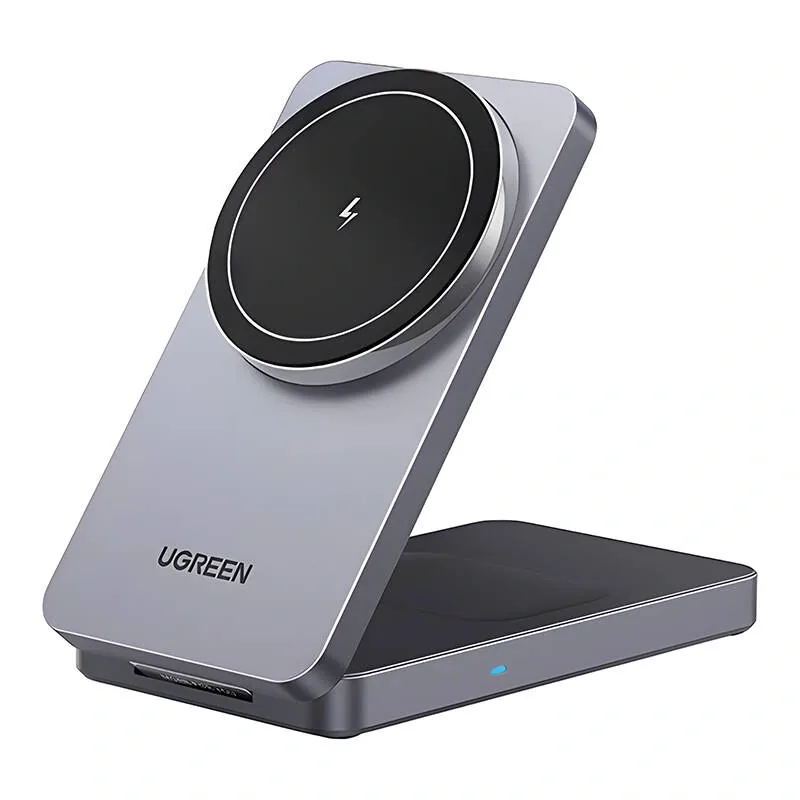 Bezdrátová nabíječka UGREEN W528 2-in-1 inductive charger for Apple iPhone / AirPods 20W (white)