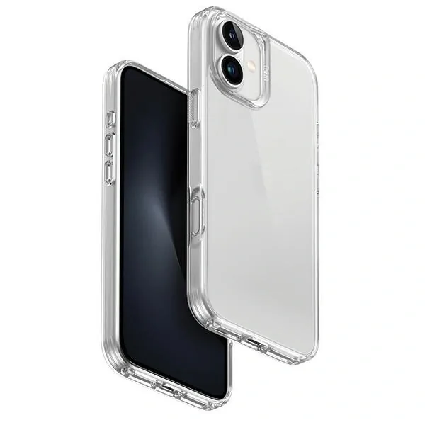 Kryt UNIQ Air Fender case for Apple iPhone 16 transparent