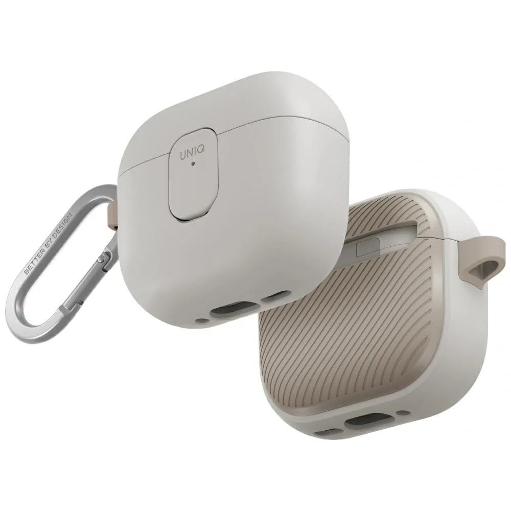 Kryt UNIQ Clyde Apple AirPods 4 Lock Case beige