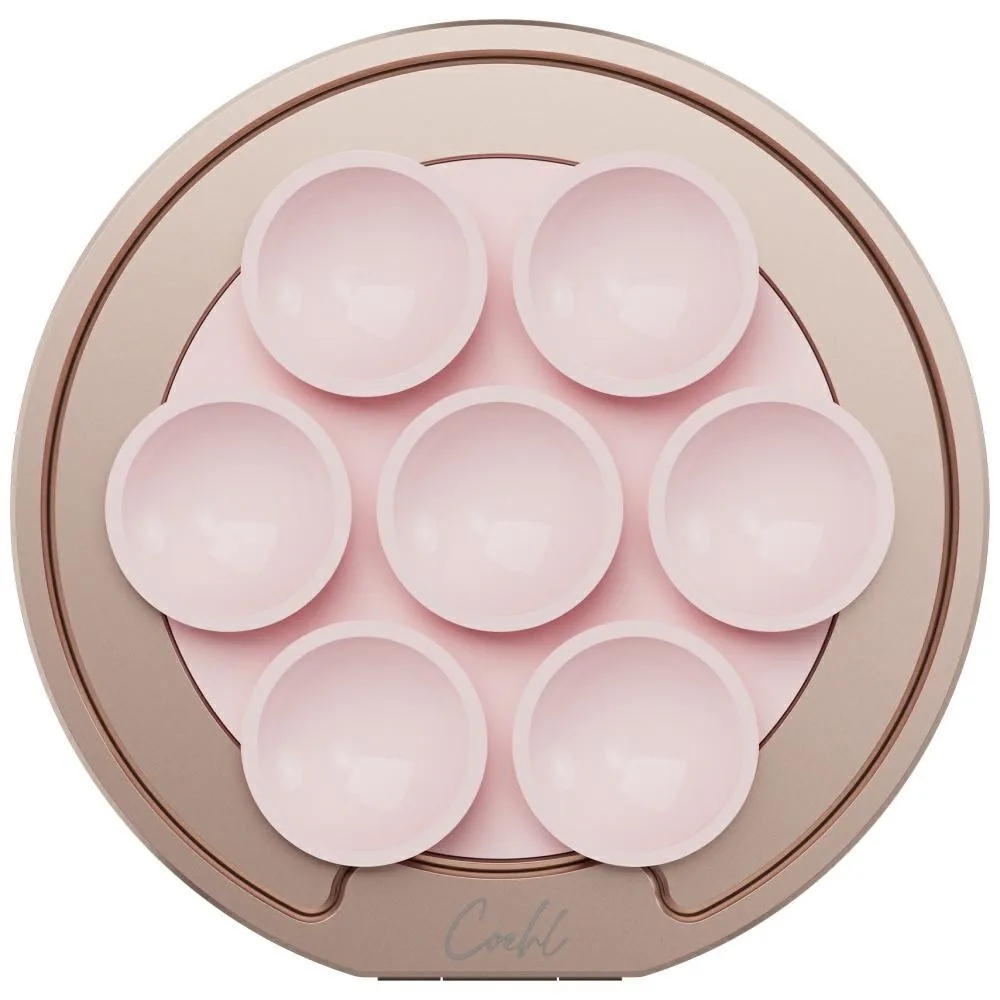 Kryt UNIQ Coehl Luna magnetic holder with a mirror and suction cup pink