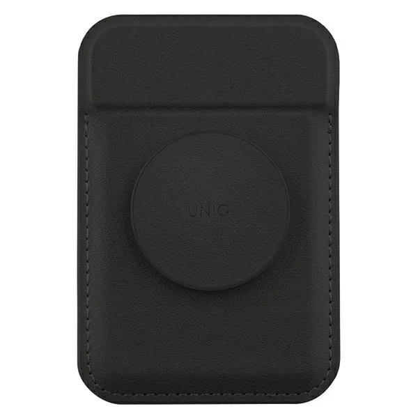 Knížkové pouzdro UNIQ Flixa magnetic card wallet with MagSafe jet black
