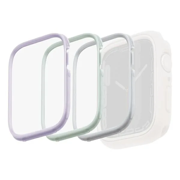 Kryt UNIQ frame for Moduo case Apple Watch 4/5/6/7/8/SE 40/41mm Sage-Lilac-White [3 PACK]