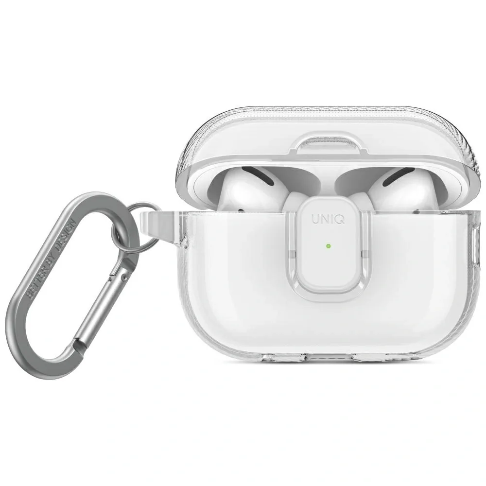 Kryt UNIQ Glase Pro Apple AirPods Pro 2 Lock Case clear
