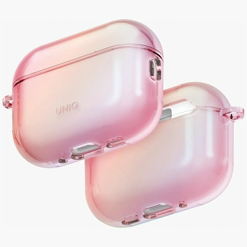 Kryt UNIQ Iridescia Apple AirPods Pro 3 Hang Case pink prism