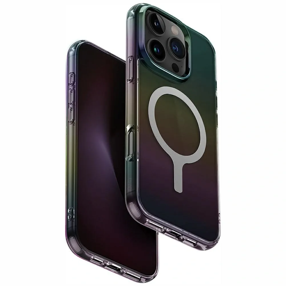 Kryt UNIQ Iridescia Apple iPhone 16 Pro Magclick Charging midnight
