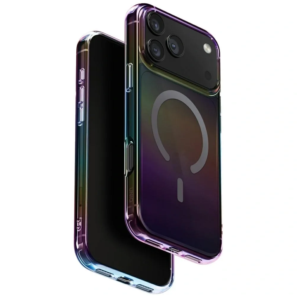 Kryt UNIQ Iridescia Apple iPhone 17 Pro Max MagClick Charging midnight quartz