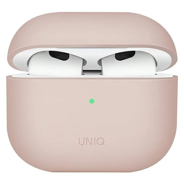 Kryt UNIQ Lino Apple AirPods 3 Silicone blush pink