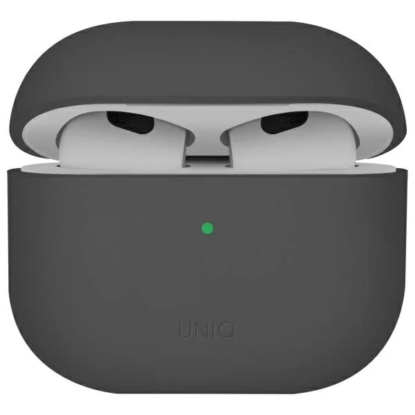 Kryt UNIQ Lino Apple AirPods 4 Silicone ash grey