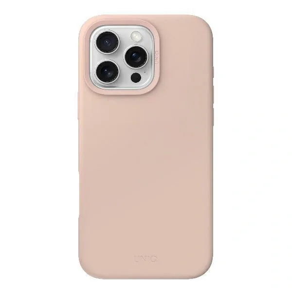 Kryt UNIQ Lino Hue Apple iPhone 16 Pro Magclick Charging blush pink