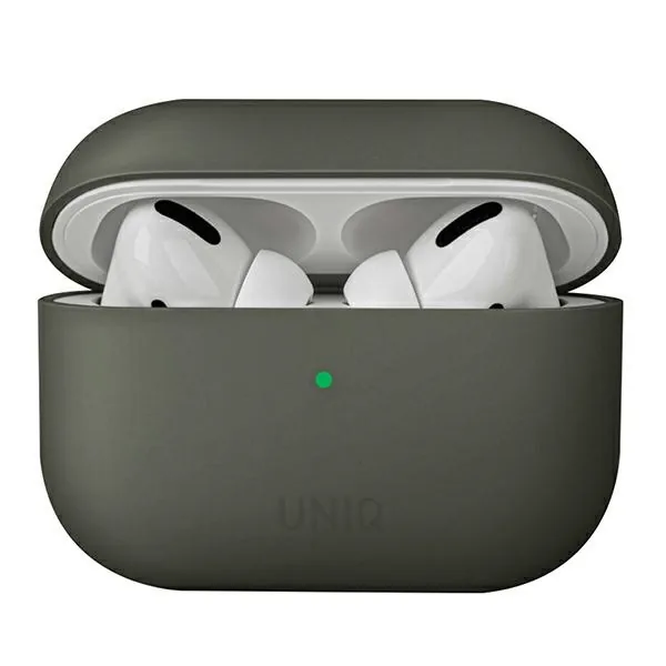 Kryt UNIQ Lino Silicone Apple AirPods Pro grey moss