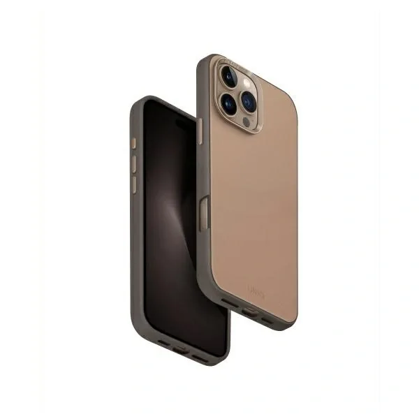 Kryt UNIQ Lyden DS Apple iPhone 16 Pro Max Magclick Charging brown-flint grey