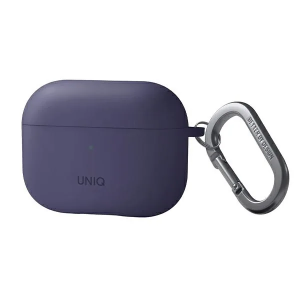 Kryt UNIQ Nexo Apple AirPods Pro 2 + Ear Hooks Silicone fig purple