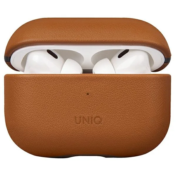 Kryt UNIQ Terra Apple AirPods Pro 2 Genuine Leather toffee brown