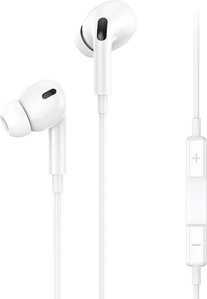 Sluchátka USAMS  stereo EP-41 Lightning white SJ453HS01