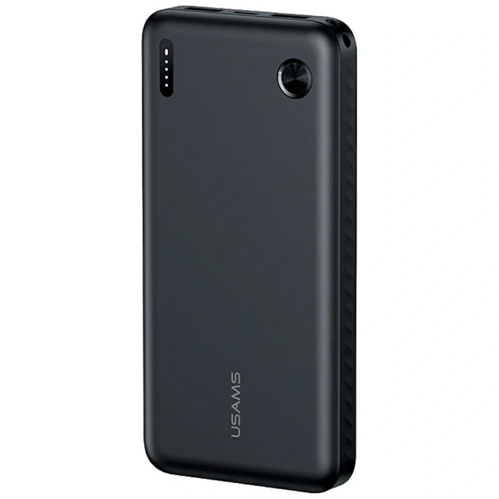 USAMS PB83 2xUSB-A, USB-C 10000mAh black