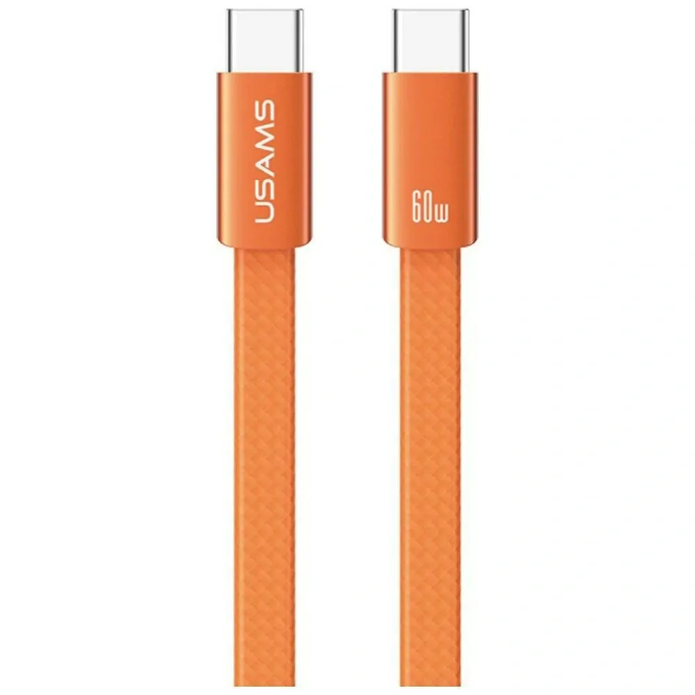 USAMS U96 60W USB-C / USB-C Cable 1.2m Orange