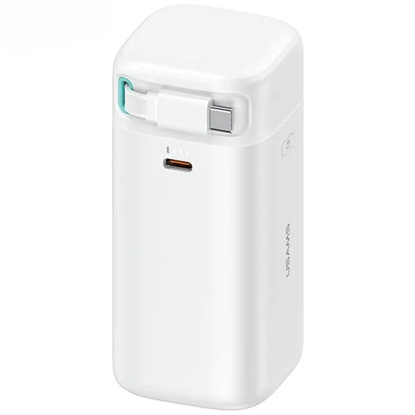 USAMS US-CD216 powerbank 18000mAh PD 45W Fast Charge XMF Series + USB-C cable white