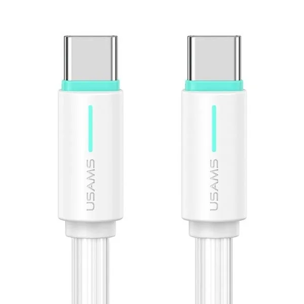 USAMS US-SJ734 SJ73460W YU Series SJ734USB02 USB-C / USB-C cable 1m white