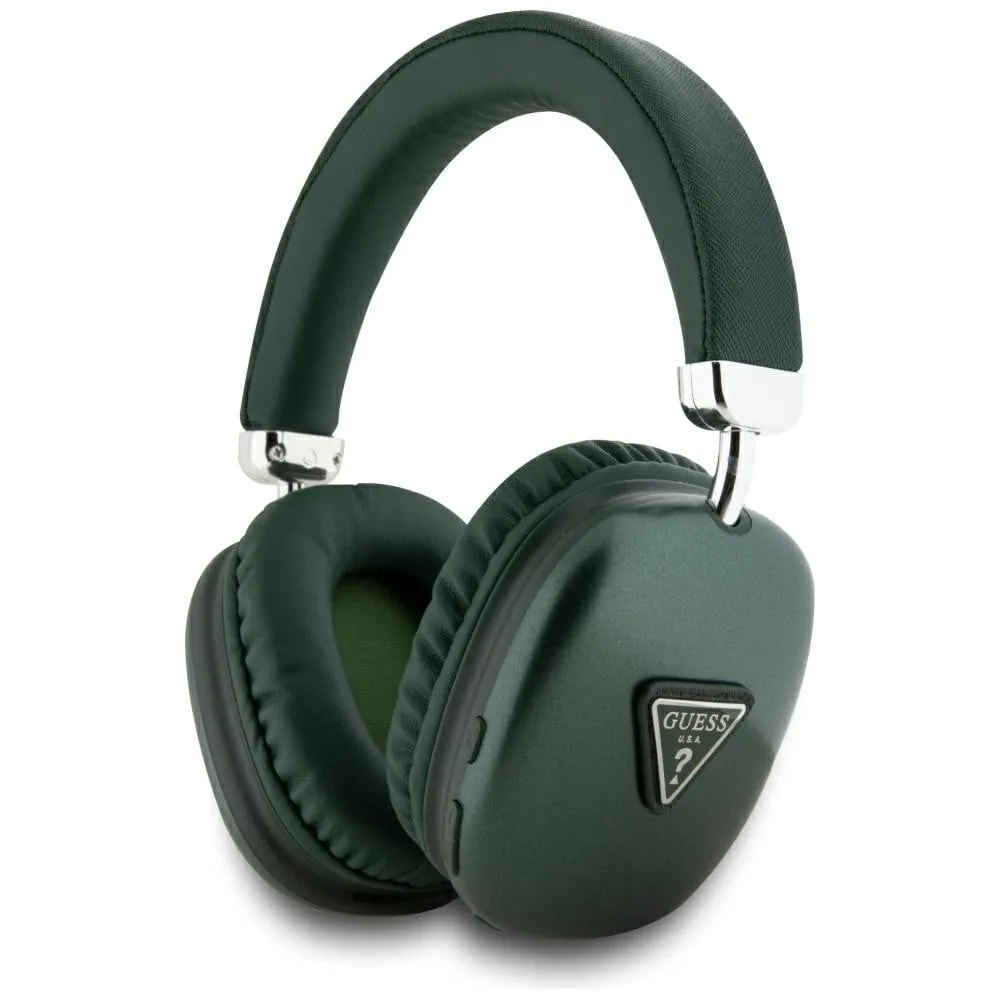 Kryt Wireless over-ear headphones Guess 4G Triangle Logo khaki