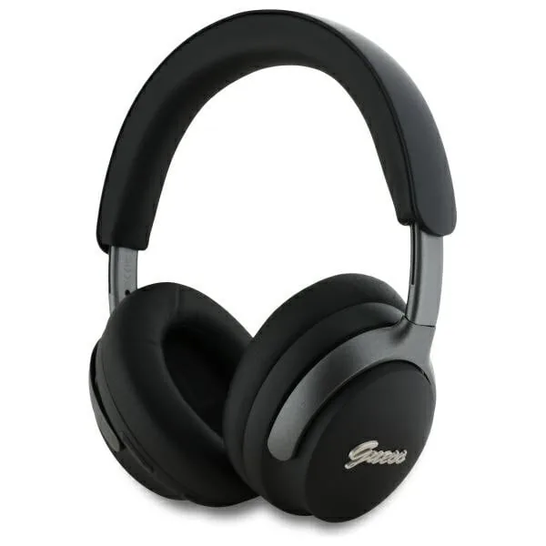 Kryt Wireless over-ear headphones Guess ANC GUBHC22PSFCSMK Metal Script Logo black