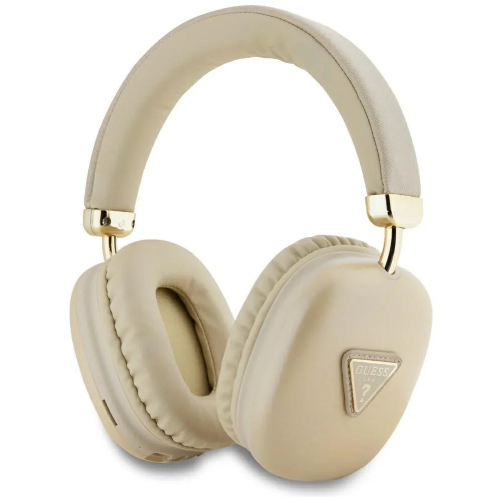 Kryt Wireless over-ear headphones Guess Metallic Triangle Logo gold