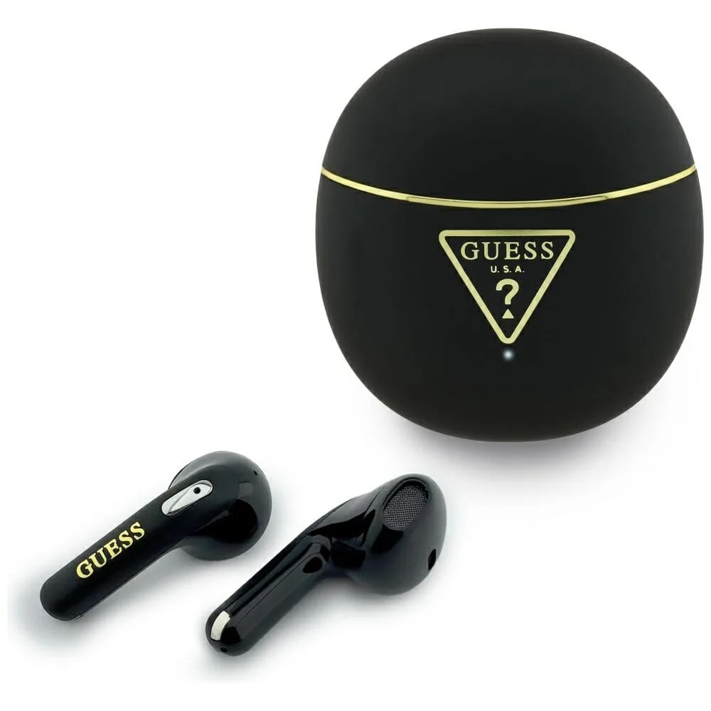 Kryt Wireless TWS in-ear headphones Guess Gold Line Triangle black